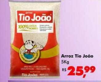 Big Box Arroz Tio João oferta