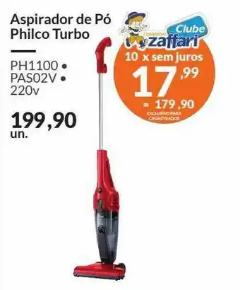 Zaffari Aspirador De Pó Philco Turbo oferta