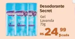 Supermercados Mateus Desodorante Secret oferta