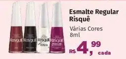 Supermercados Mateus Esmalte Regular Risquê oferta