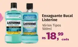 Supermercados Mateus Enxaguante Bucal Listerine oferta