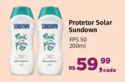 Supermercados Mateus Protetor Solar Sundown FPS 50 oferta