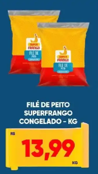 Filé de peito superfrango congelado