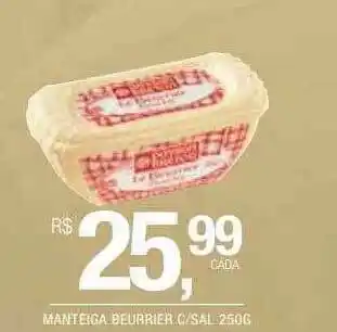 DB Supermercados Manteiga Beurrier C Sal oferta