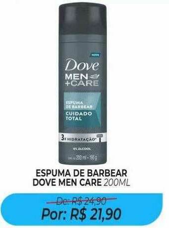 Drogão Super Espuma De Barbear Dove Men Care oferta