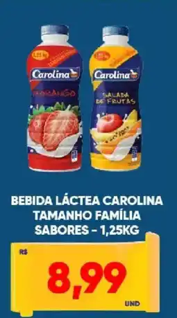 Tatico Bebida láctea carolina tamanho família sabores oferta
