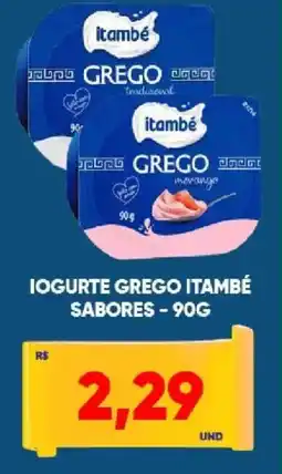 Tatico Iogurte grego itambé sabores oferta