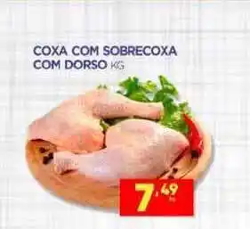 Coxa Com Sobrecoxa Com Dorso 1kg