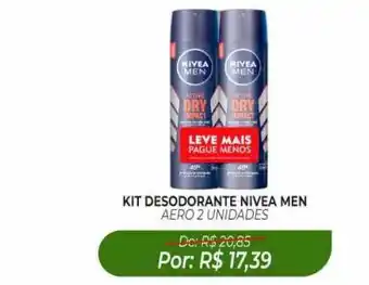 Drogão Super Kit Desodorante Nivea Men oferta