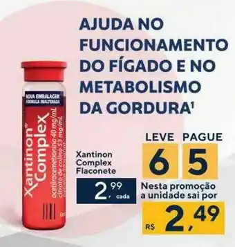 Drogaria Coop Xantinon Complex Flaconete Leve 6 Pague 5 oferta