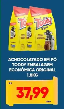 Tatico Achocolatado em pó toddy embalagem econômica original oferta