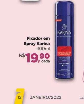 Fixador Em Spray Karina