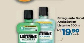Farmácias Nissei Enxaguante Bucal Antisséptico Listerine oferta
