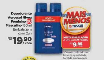 Desodorante Aerossol Nivea Feminino Ou Masculino
