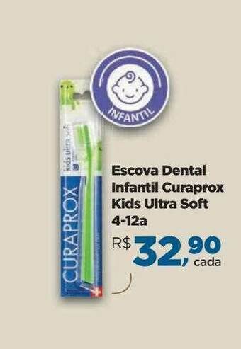 Farmácias Nissei Escova Dental Infantil Curaprox Kids Ultra Soft 4-12a oferta