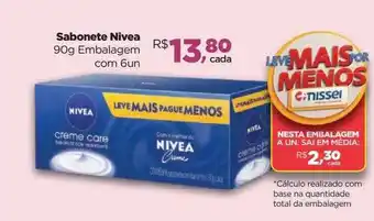 Farmácias Nissei Sabonete Nivea oferta