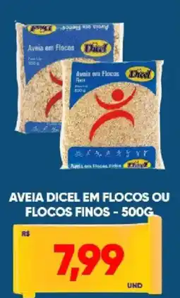 Tatico Aveia dicel em flocos ou flocos finos oferta
