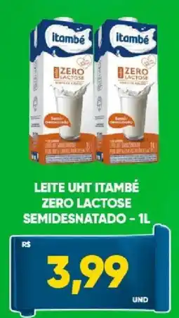 Tatico Leite uht itambé zero lactose semidesnatado oferta