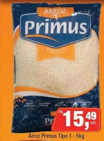 Supermercados Alvorada Arroz Primus Tipo 1 oferta