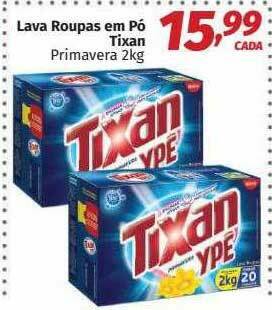 Supermercados Cidade Canção Lava Roupas Em Pó Tixan Primavera oferta