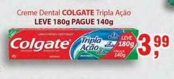 Supermercados Mundial Creme Dental Colgate Tripla Ação oferta
