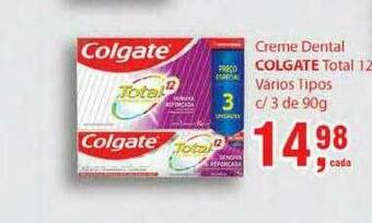 Supermercados Mundial Creme Dental Colgate Total 12 Varios Tipos oferta