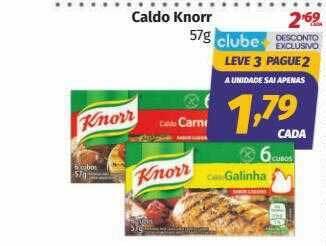 Supermercados Cidade Canção Caldo Knorr oferta
