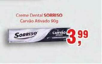 Supermercados Mundial Creme Dental Sorriso Carvão Ativado oferta