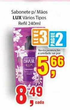 Supermercados Mundial Sabonete P Mãos Lux Varios Tipos Refil oferta