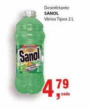 Supermercados Mundial Desinfetante Sanol Varios Tipos oferta
