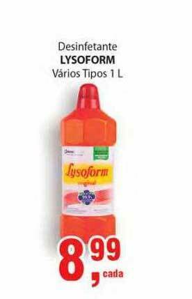 Supermercados Mundial Desinfetante Lysoform Varios Tipos oferta