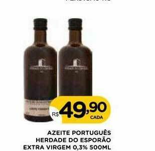 Supermercados Real Azeite Português Herdade Do Esporão Extra Virgem 0.3% oferta
