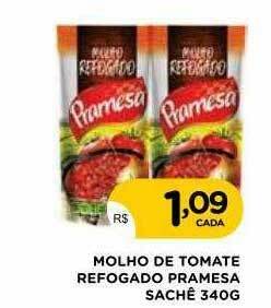 Supermercados Real Molho De Tomate Refogado Pramesa oferta