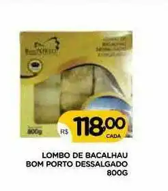 Supermercados Real Lombo De Bacalhau Bom Porot Dessalgado oferta