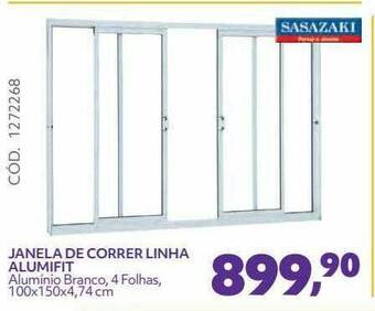 Telhanorte Janela De Correr Linha Alumifit oferta