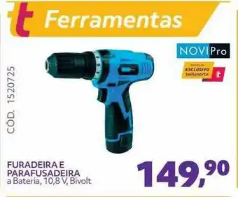 Telhanorte Furadeira De Parafusadeira oferta