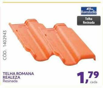 Telhanorte Telha Romana Realeza oferta