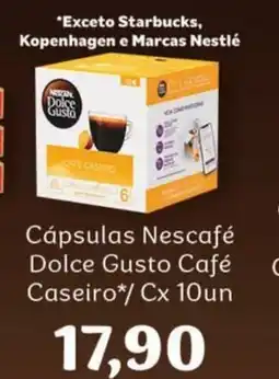 Supermercados Tauste Cápsulas Nescafé Dolce Gusto Café Caseiro*/ Cx 10un oferta