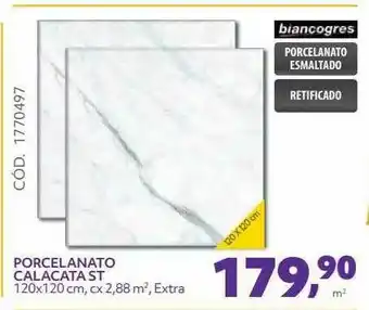Telhanorte Porcelanato Calacata St oferta