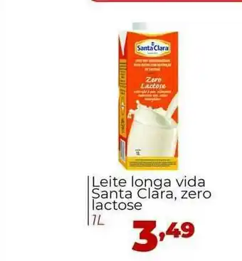 Super Nicolini Leite Longa Vida Santa Clara Zero Lactose oferta