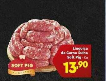 Supermercado Lavapés Linguiça De Carne Suína Soft Pig oferta