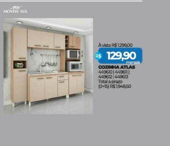 Lojas Certel Cozinha Atlas Móveis Sul oferta