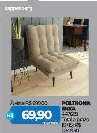 Lojas Certel Poltrona Ibiza Kappesberg oferta