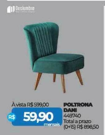 Lojas Certel Poltrona Dani Deslumbre oferta