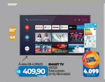 Lojas Certel Smart Tv 50 oferta