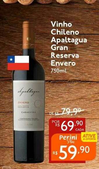 Perini Vinho Chileno Apaltagua Gran Reserva Envero oferta