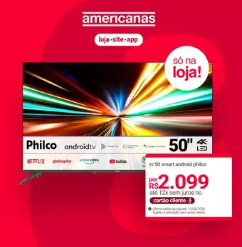 Tv 50 smart android philco