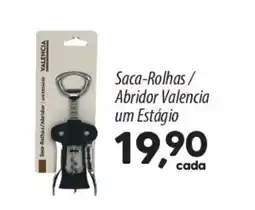 Asun Saca-Rolhas/ Abridor Valencia um Estágio oferta