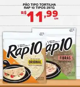 Roldão Pão tipo tortilha rap 10 tipos oferta