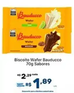 Super Lagoa Biscoito Wafer Bauducco Sabores oferta